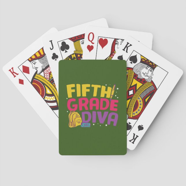 Baraja De Cartas 5.ª Maestría Quinto Grado Diva (Reverso)