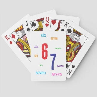 BARAJA DE CARTAS 6 7