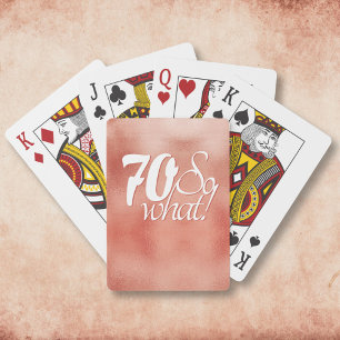 Baraja De Cartas 70 Entonces qué guión positivo Subió oro 70 cumple