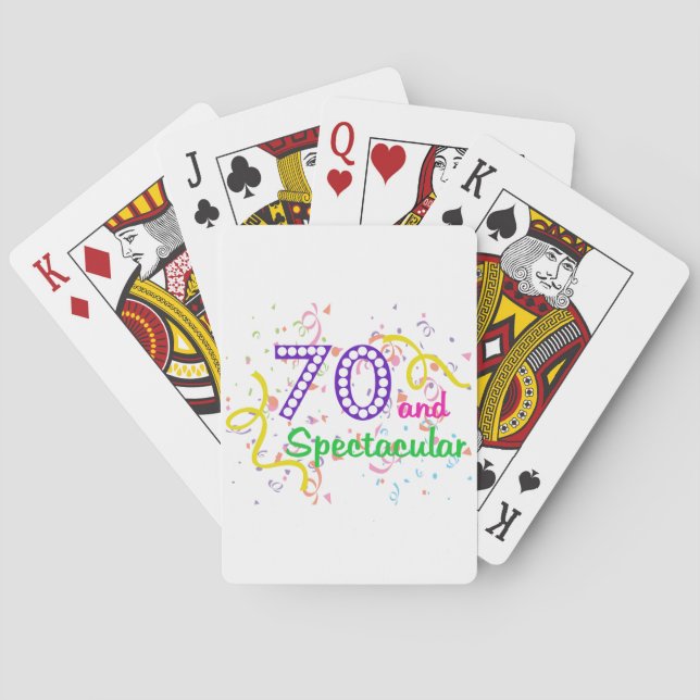 Baraja De Cartas 70 y espectacular (Reverso)