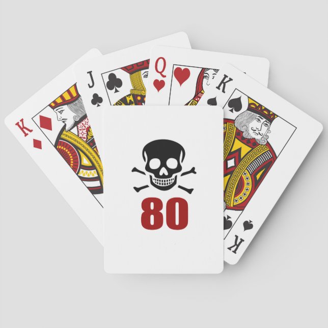 Baraja De Cartas 80 Diseños de cumpleaños (Reverso)