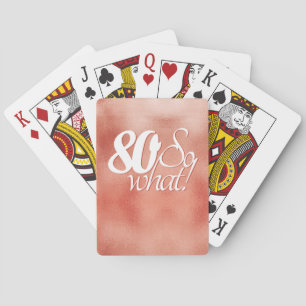 Baraja De Cartas 80 Entonces qué guión positivo Subió oro 80 cumple