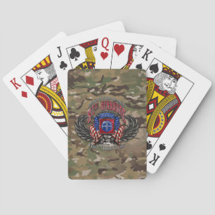Baraja De Cartas 82.º camo aerotransportado