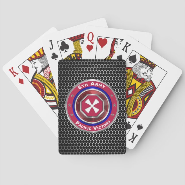 Baraja De Cartas 8.º "Victorioso del Pacífico" (Reverso)