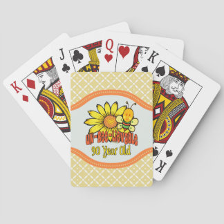 Baraja De Cartas 90.o cumpleaños - increíble en 90 años