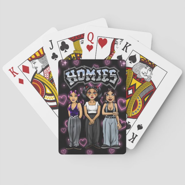 Baraja De Cartas 90s Nostalgia Lil Homies Playing Cards Chola (Reverso)