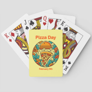 Baraja De Cartas 9 feb. - Día de la pizza
