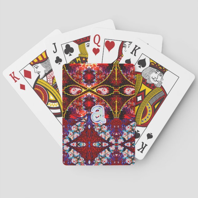 Baraja De Cartas "a" Insertar Payaso Aquí (Reverso)