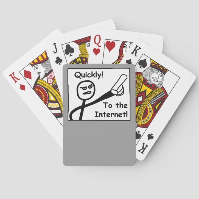 Baraja De Cartas A Internet (Reverso)