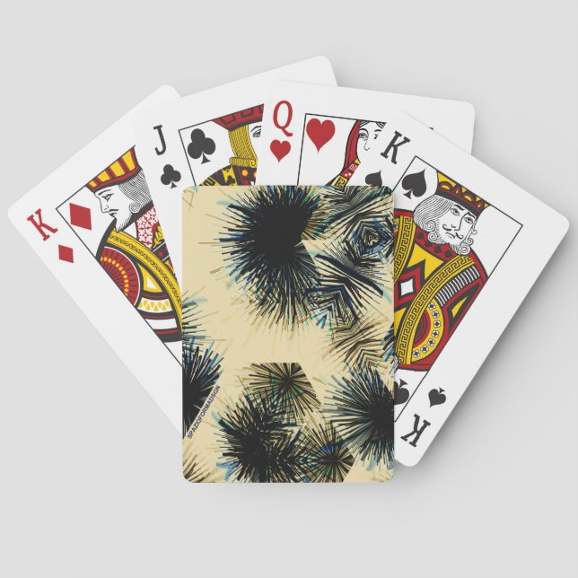 Baraja De Cartas A la sombra del color beige (Reverso)