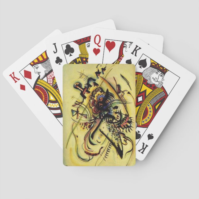 Baraja De Cartas A la voz desconocida de Kandinsky (Reverso)