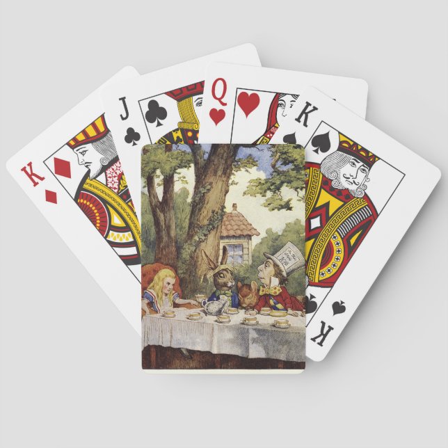 BARAJA DE CARTAS A MAD TEA PARTY PLAYING CARDS (Reverso)