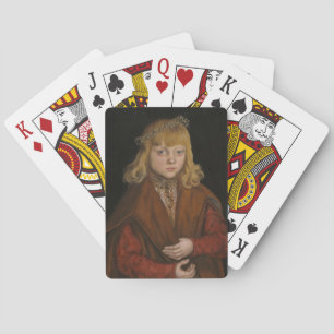 Baraja De Cartas A Prince of Sajony, c.1517 (petróleo en el panel)
