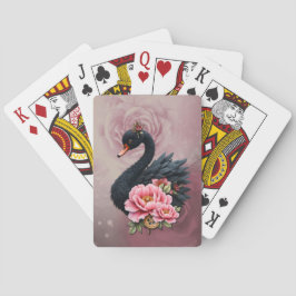 Baraja De Cartas A touch of rose and swan's glow.