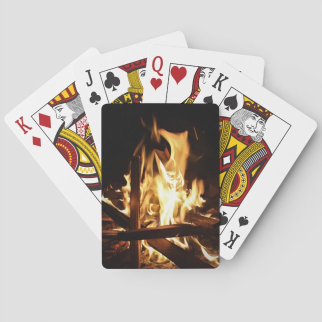 Baraja De Cartas A través de las llamas (Reverso)