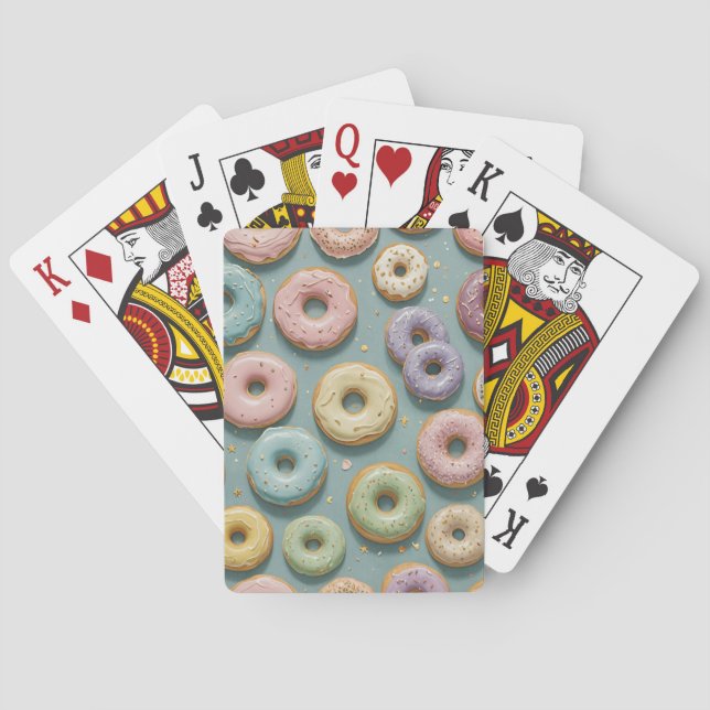 Baraja De Cartas A Whimsical Pastel Donut Dream (Reverso)