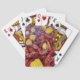 Baraja De Cartas Abajo el Bayou jugando cartas.