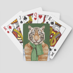 Baraja De Cartas Abajo tigre del chaleco