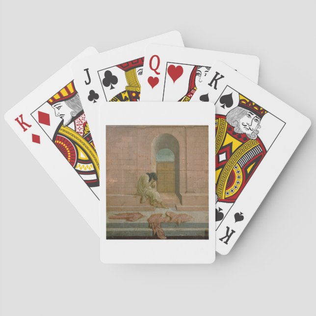 Baraja De Cartas Abandonado (aceite en el panel) (Reverso)