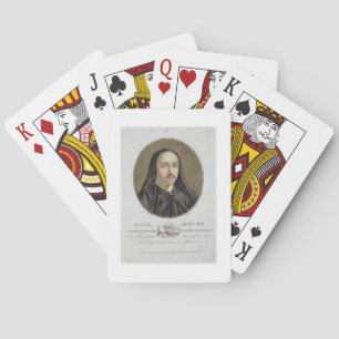 Baraja De Cartas Abbe de Suger (1082-1151) de 'Portraits des gran