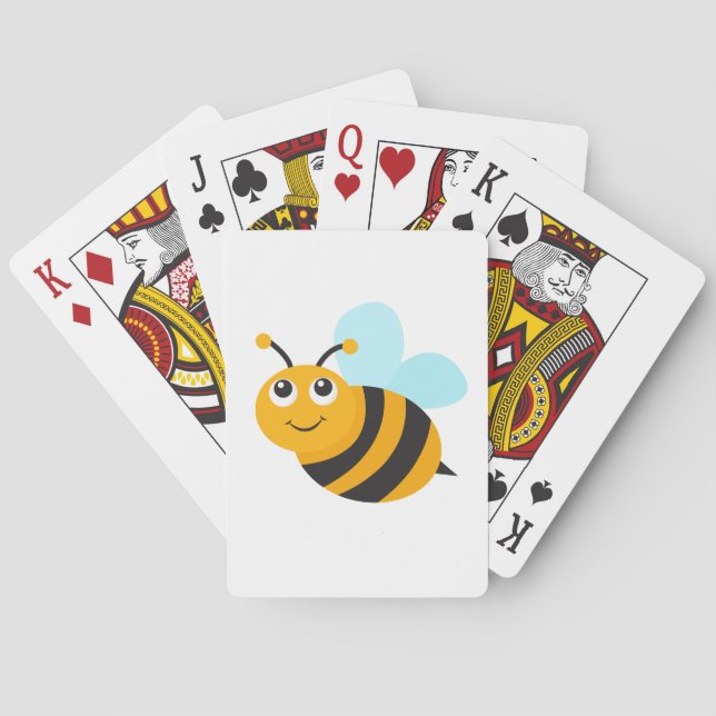 Baraja De Cartas abeja de miel (Reverso)