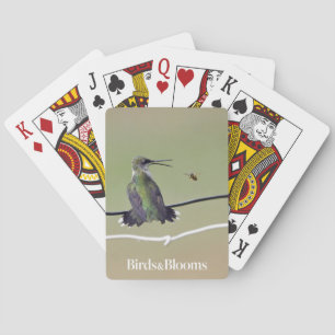 Baraja De Cartas Abeja del colibrí y de la miel