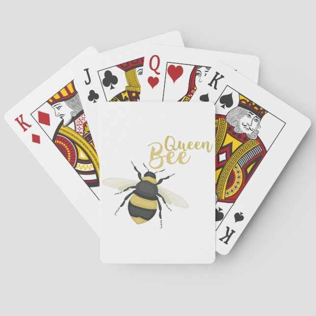 Baraja De Cartas Abeja reina (Reverso)