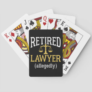 Baraja De Cartas Abogado retirado presuntamente