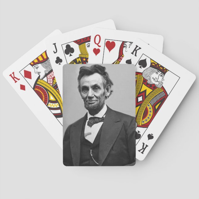 Baraja De Cartas Abraham Lincoln (Reverso)