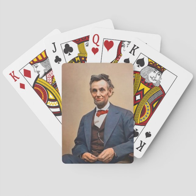 Baraja De Cartas Abraham Lincoln (Reverso)