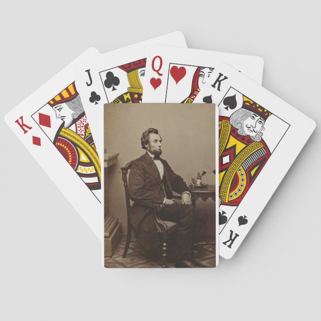 Baraja De Cartas Abraham Lincoln (Reverso)