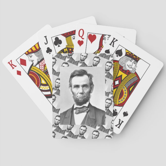 Baraja De Cartas Abraham Lincoln (Reverso)