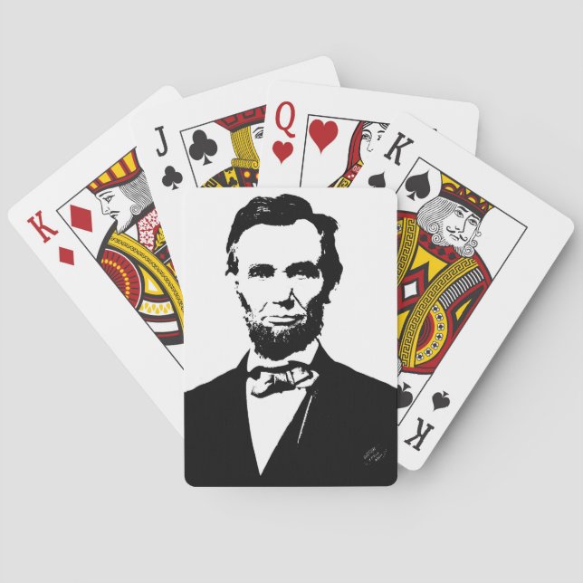 Baraja De Cartas Abraham Lincoln (Reverso)