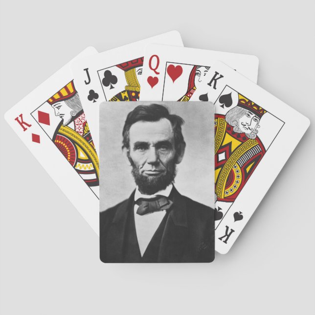 Baraja De Cartas Abraham Lincoln: 16º presidente de América (Reverso)