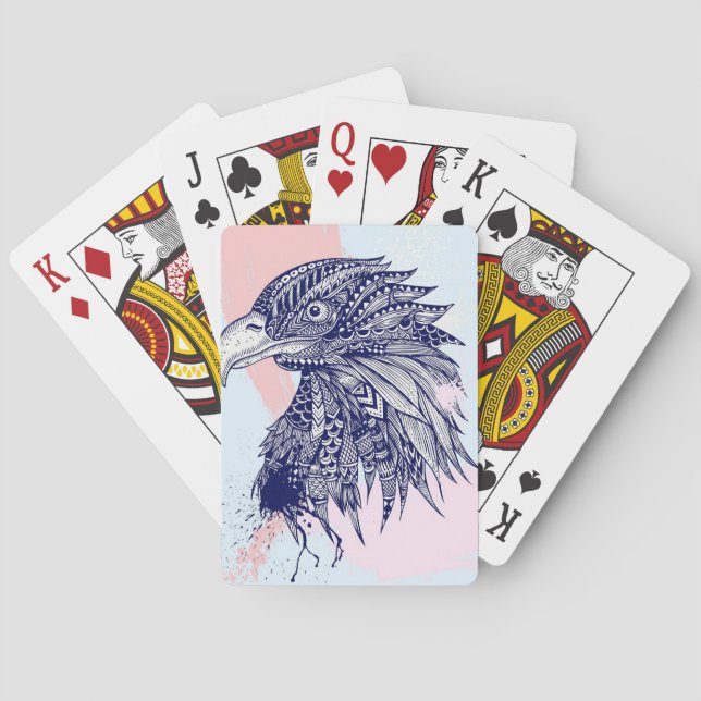 Baraja De Cartas Abstract Eagle (Reverso)
