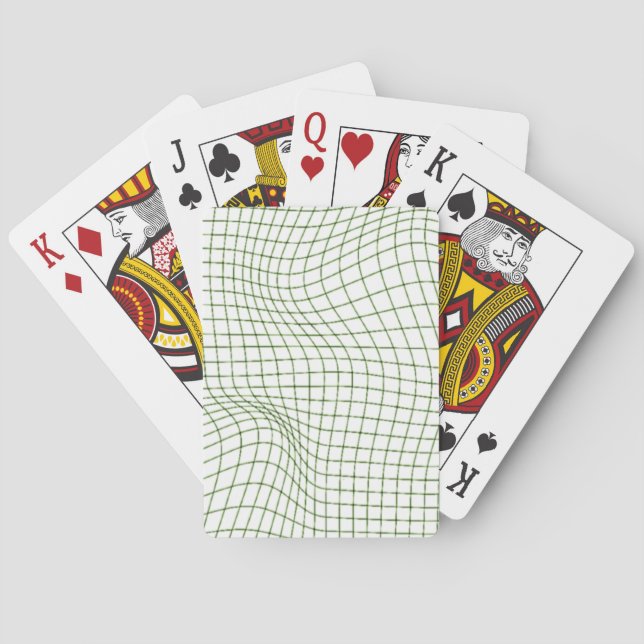 Baraja De Cartas Abstract Line Art Playing Cards (Reverso)