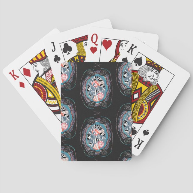 Baraja De Cartas Abstract pattern , seamless illustration 7 (Reverso)