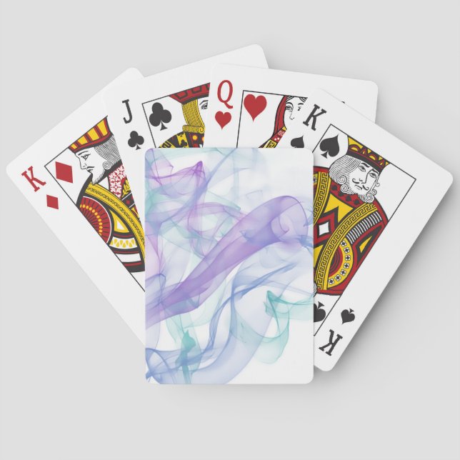 Baraja De Cartas Abstract Purple Haze (Reverso)