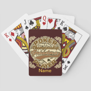 Baraja De Cartas Abuela de campeón de póquer