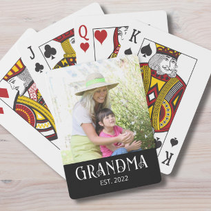 Baraja De Cartas Abuela Establecida Foto