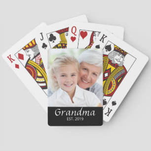 Baraja De Cartas Abuela Estableció Foto