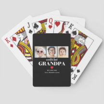 Abuelo del Mundo Mejor Te amamos 3 Nombres de Foto