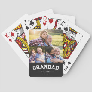 Baraja De Cartas Abuelo Establecido Negrita Negra 3 Foto