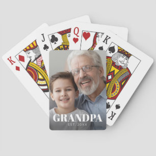 Baraja De Cartas Abuelo Estableció el Día de los Abuelos