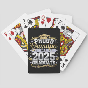 Baraja De Cartas Abuelo Orgulloso De Un Graduado 2025 Graduación Fa