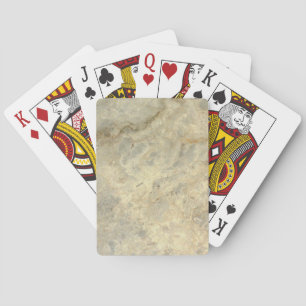 Baraja De Cartas Acabado de mármol con vetas de oro cobrizo