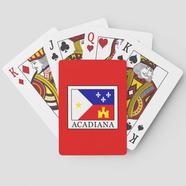 Baraja De Cartas Acadiana (Reverso)
