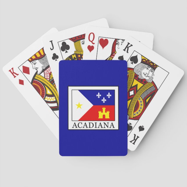 Baraja De Cartas Acadiana (Reverso)