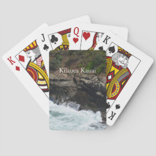 Baraja De Cartas Acantilados Kauai Hawaii en el Océano Kilauea
