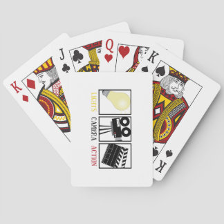 Baraja De Cartas Acción de cámara de luces